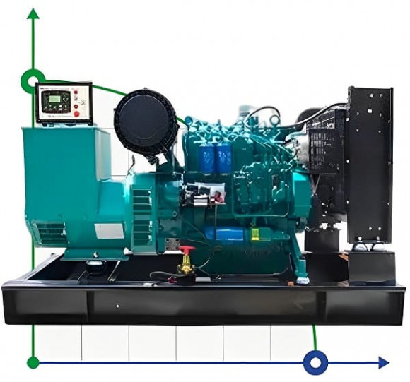 Generador diesel industrial XHYW-50GF con ATS, motor Weichai 60kVA, 50kW, 380V/50HZ tipo abierto