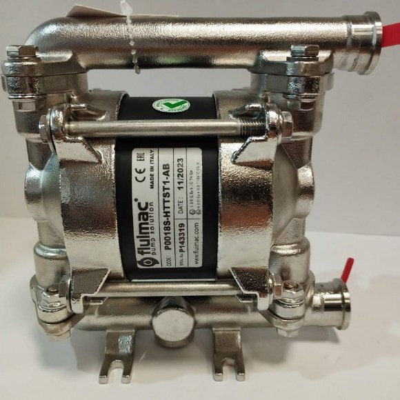 Пневматический мембранный насос PHOENIX P18 AISI316 HYTREL+PTFE, 20 л/мин для щелочи Пневматический мембранный насос PHOENIX P18 AISI316 HYTREL+PTFE, 20 л/мин для щелочи