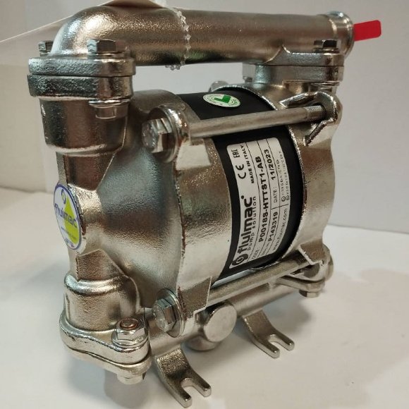 Пневматический мембранный насос PHOENIX P18 AISI316 HYTREL+PTFE, 20 л/мин для щелочи Пневматический мембранный насос PHOENIX P18 AISI316 HYTREL+PTFE, 20 л/мин для щелочи