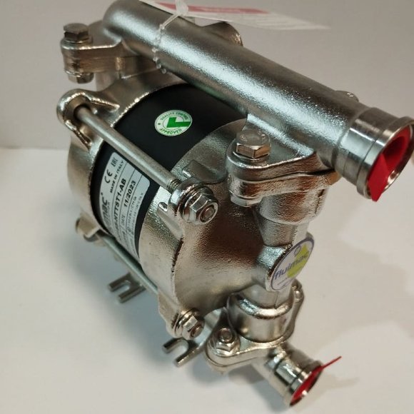 Пневматический мембранный насос PHOENIX P18 AISI316 HYTREL+PTFE, 20 л/мин для щелочи Пневматический мембранный насос PHOENIX P18 AISI316 HYTREL+PTFE, 20 л/мин для щелочи