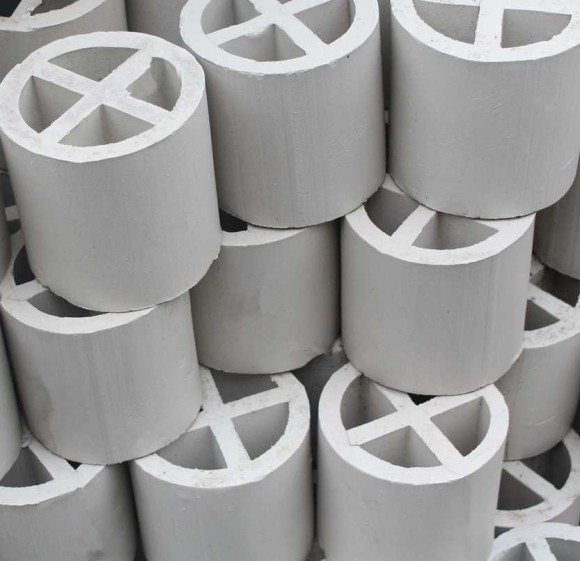 Anneaux de cloison en céramique, 50x50x5 mm, Ceramic Cross-Partition Ring