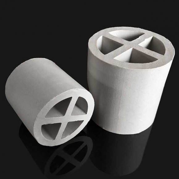 Anneaux de cloison en céramique, 50x50x5 mm, Ceramic Cross-Partition Ring