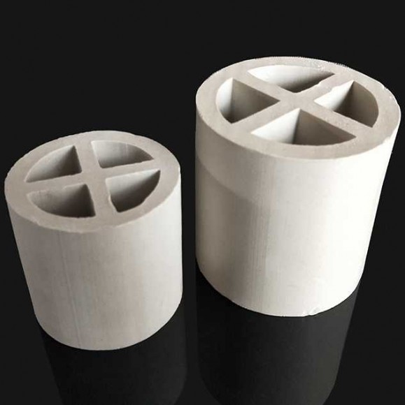 Anneaux de cloison en céramique, 50x50x5 mm, Ceramic Cross-Partition Ring