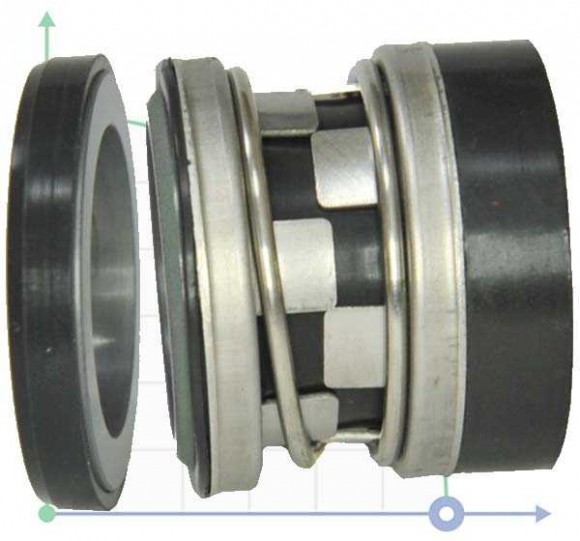 Uszczelnienie pompy R-2100K 28, CAR/SIC, EPDM, 316