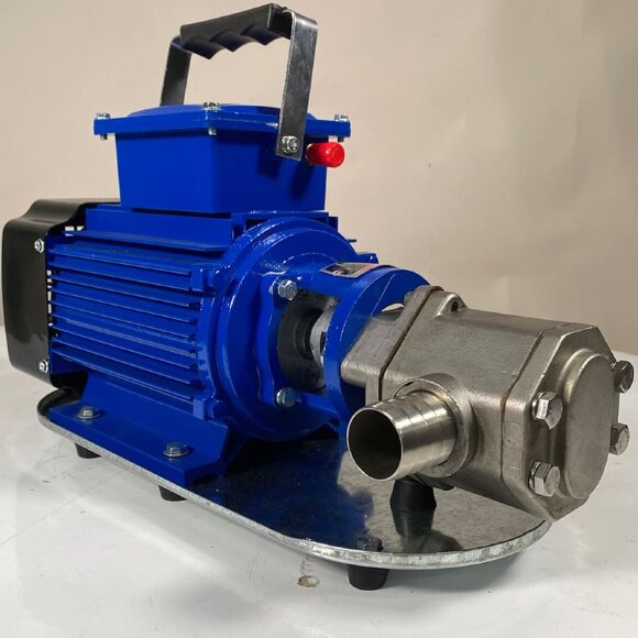 Шестеренчатый нержавеющий насос для дизеля WCB-100/220В 50Гц, 100 л/мин, 30 м, AISI 304, 1,1 кВт, 2900 об/мин, Ex Шестеренчатый нержавеющий насос для дизеля WCB-100/220В 50Гц, 100 л/мин, 30 м, AISI 304, 1,1 кВт, 2900 об/мин, Ex