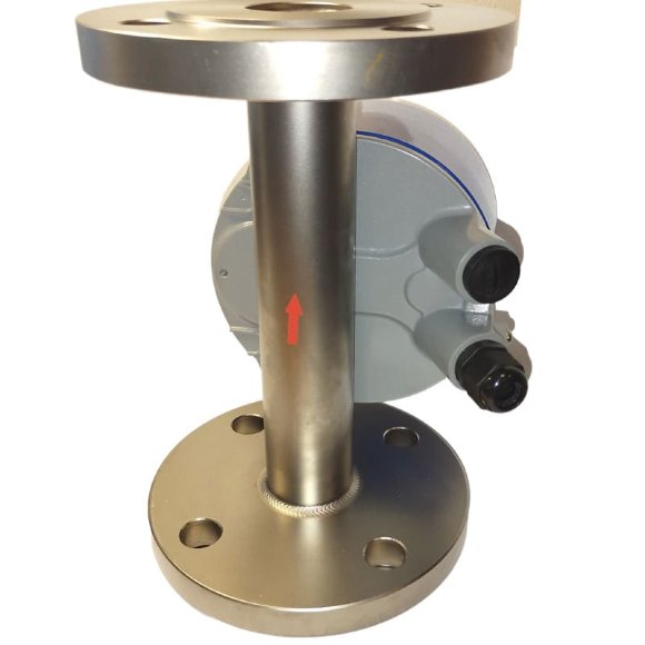 DN25 Flow meter rotameter stainless steel KLZZ PN6 (liquid alcohol mixture C2H5OH 96%), 1000-10000 l/h, 4-20mA, Ex DN25 Flow meter rotameter stainless steel KLZZ PN6 (liquid alcohol mixture C2H5OH 96%), 1000-10000 l/h, 4-20mA, Ex