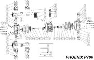 Osłona śrubowa, AISI, PHOENIX P700 Osłona śrubowa, AISI, PHOENIX P700