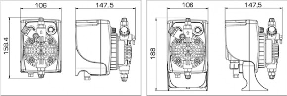 Dosierpumpe PDE PKX-CC/M 1-5 230V Dosierpumpe PDE PKX-CC/M 1-5 230V