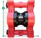 RUBY 081P-P-STPT pneumatic diaphragm pump RUBY 081P-P-STPT pneumatic diaphragm pump