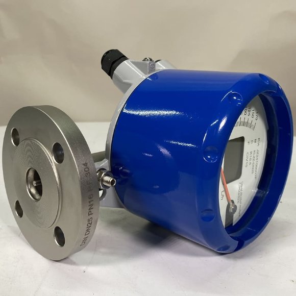 DN25 stainless steel KLZZ PN16 flow meter (liquid Alcohol mixture C2H5OH 92%), 17-170 l/h, 4-20mA, Ex DN25 stainless steel KLZZ PN16 flow meter (liquid Alcohol mixture C2H5OH 92%), 17-170 l/h, 4-20mA, Ex