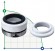 Уплотнение вала R-HG212 150, PTFE/CER, PTFE, 316