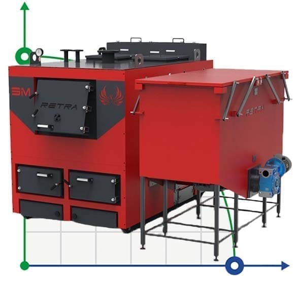 Щеповий котел Ретра-3М BIO, 600kW