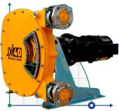 Индустриальный шланговый насос JXHIN-40-CI+ABS Plastic-F-NR-P, 3.28 м3/час, 2,2 кВт, 16 бар, 380В Индустриальный шланговый насос JXHIN-40-CI+ABS Plastic-F-NR-P, 3.28 м3/час, 2,2 кВт, 16 бар, 380В