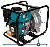 Motor pump 6.5l.s. Hmax 29m Qmax 60m³ / h (four-stroke) Motor pump 6.5l.s. Hmax 29m Qmax 60m³ / h (four-stroke)