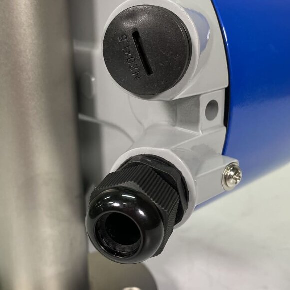 DN25 stainless steel flow meter rotameter KLZZ PN16 (liquid Alcohol mixture C2H5OH 96%), 170-1700 l/h, 4-20mA, Ex DN25 stainless steel flow meter rotameter KLZZ PN16 (liquid Alcohol mixture C2H5OH 96%), 170-1700 l/h, 4-20mA, Ex