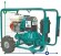 Caffini - Libellula Lib 1-3, AL Membranpumpe mit Honda Benzinmotor montiert auf Anhänger mit Rädern