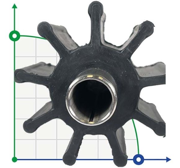 Impeller zur Pumpe AlphaDynamic CR AD40 (POS3) Impeller zur Pumpe AlphaDynamic CR AD40 (POS3)