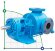 Bomba de engranajes interna VCB-80, 550 l/min, 6400 rpm