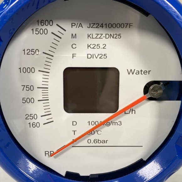 DN25 Flow meter rotameter stainless steel KLZZ PN16 (water), 160-1600 l/h, 4-20mA, Ex DN25 Flow meter rotameter stainless steel KLZZ PN16 (water), 160-1600 l/h, 4-20mA, Ex
