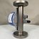 DN25 Caudalímetro rotámetro acero inoxidable KLZZ PN16 (agua), 160-1600 l/h, 4-20mA, Ex
