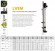 Veneroni LVEM 10, 9,2 kW, 4,5m, 144 m3/h electric vertical pump with mixing propeller