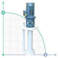 Вертикальный центробежный насос IM 95, ПП, 1250 ММ, 0.75 кВт