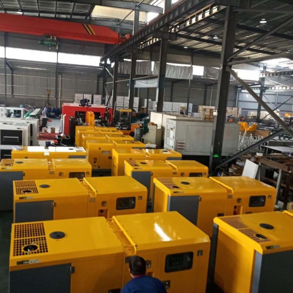 Generador diesel industrial VLAIS KP-PC16 con ATS, motor Ricardo 16kVA, 12.8kW, 380V/50HZ tipo cerrado