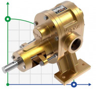 Zahnradpumpe für Seife Kupar KHP 2 Zoll-B, Bronze, 2-25 m3/h Zahnradpumpe für Seife Kupar KHP 2 Zoll-B, Bronze, 2-25 m3/h