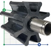 Impeller zur Pumpe AlphaDynamic CR AD30 (POS3) Impeller zur Pumpe AlphaDynamic CR AD30 (POS3)