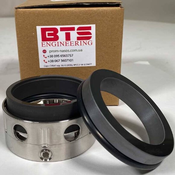 Multi-spring mechanical seal R-58U 50, CAR/SIC, EPDM, 304, ВО Multi-spring mechanical seal R-58U 50, CAR/SIC, EPDM, 304, ВО
