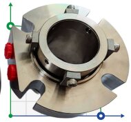 Cartridge seal R-BED 55, SIC/SIC/CAR/SIC/VITON, M/316