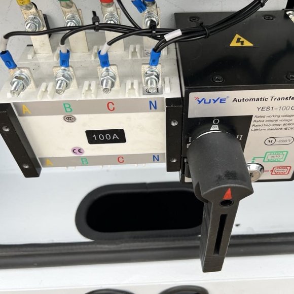 Generador diesel industrial VLAIS KP-PC20 con ATS, motor Ricardo 20kVA, 16kW, 380V/50HZ tipo cerrado