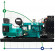 Generador diesel industrial XHYW-200GF con ATS, motor Weichai 250kVA, 200kW, 380V/50HZ tipo abierto