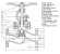 PN16 DN25 Válvula de brida de acero inoxidable AISI 316, Seal AISI 316