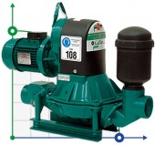 Caffini - Libellula Lib 1-3 Membranpumpe mit Elektromotor auf Rahmen Caffini - Libellula Lib 1-3 Membranpumpe mit Elektromotor auf Rahmen