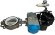 PN6 DN100 Zwischenflanschklappe, Gehäuse und Klappenscheibe AISI 304, PTFE, einfachwirkend (mit Feder) Pneumatischer Stellantrieb Ex+Stellungsregler 4-20MA