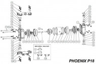 Верхнее уплотнительное кольцо, FPM, PHOENIX P18 Верхнее уплотнительное кольцо, FPM, PHOENIX P18