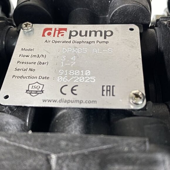 Bomba neumática de membrana DPX 05 AL/S Bomba neumática de membrana DPX 05 AL/S