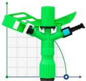 Aspersor para riego, riego ATOM15 LF