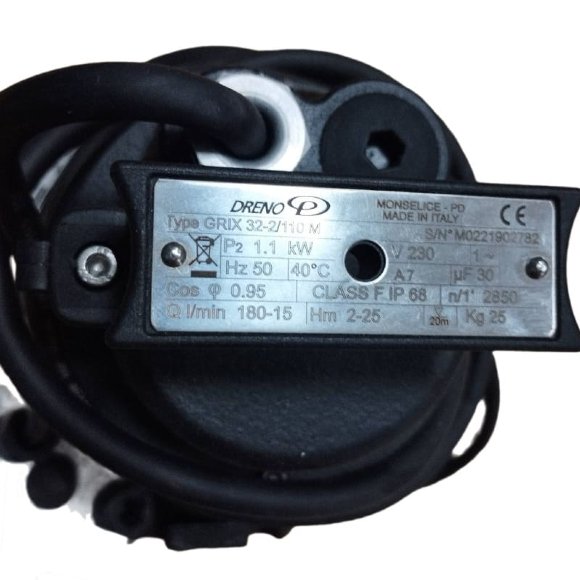 Tauchpumpe Dreno GRIX 32-2/110 M mit Schneidsystem Tauchpumpe Dreno GRIX 32-2/110 M mit Schneidsystem