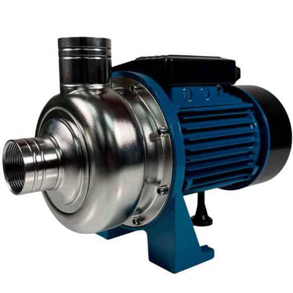 Pompe pour le lavage des légumes et des fruits TS100, 0,75 kW, AISI 304, 380 V/50 Hz, 2 900 tr/min avec turbine ouverte