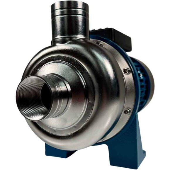 Pompe pour le lavage des légumes et des fruits TS100, 0,75 kW, AISI 304, 380 V/50 Hz, 2 900 tr/min avec turbine ouverte