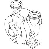 Вихровий насос для перекачування чорнил LIVERANI NAUTIC 80 Inox FM 24V, 900 л/хв, AISI 316, без двигуна Вихровий насос для перекачування чорнил LIVERANI NAUTIC 80 Inox FM 24V, 900 л/хв, AISI 316, без двигуна