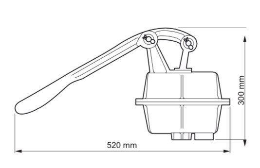 Ręczna pompa ROVATTI do usuwania powietrza z przewodu ssącego pompy PTO PRIMING PUMP -PAM Ręczna pompa ROVATTI do usuwania powietrza z przewodu ssącego pompy PTO PRIMING PUMP -PAM