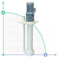 Вертикальный центробежный насос IM 140 PP 1000 мм Вертикальный центробежный насос IM 140 PP 1000 мм