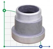 Швидкороз'ємна муфта з внутрішнім різьбленням - Ø75 для спринклерної системи 2,5 дюйми винт (BSP)