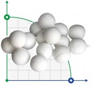 Inerte Keramikkugeln, 3mm. Inerte Keramikkugeln, 3mm.