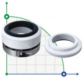 Ущільнення валу R-HG212 75, PTFE/CER, PTFE, 316 Ущільнення валу R-HG212 75, PTFE/CER, PTFE, 316