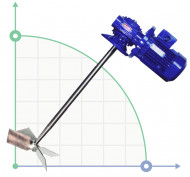 Mixer langsam AGR-V, 1,5 kW Aisi 316