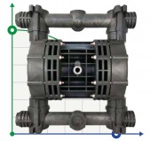 Пневматический мембранный насос BOXER 251 PVDF IB251FCMTTFT-- Пневматический мембранный насос BOXER 251 PVDF IB251FCMTTFT--